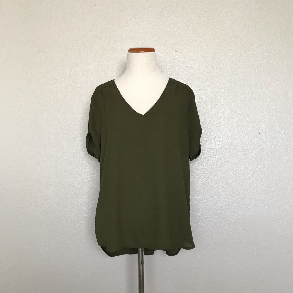 Olive green shirt